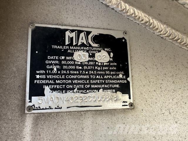 MAC END DUMP Інші причепи