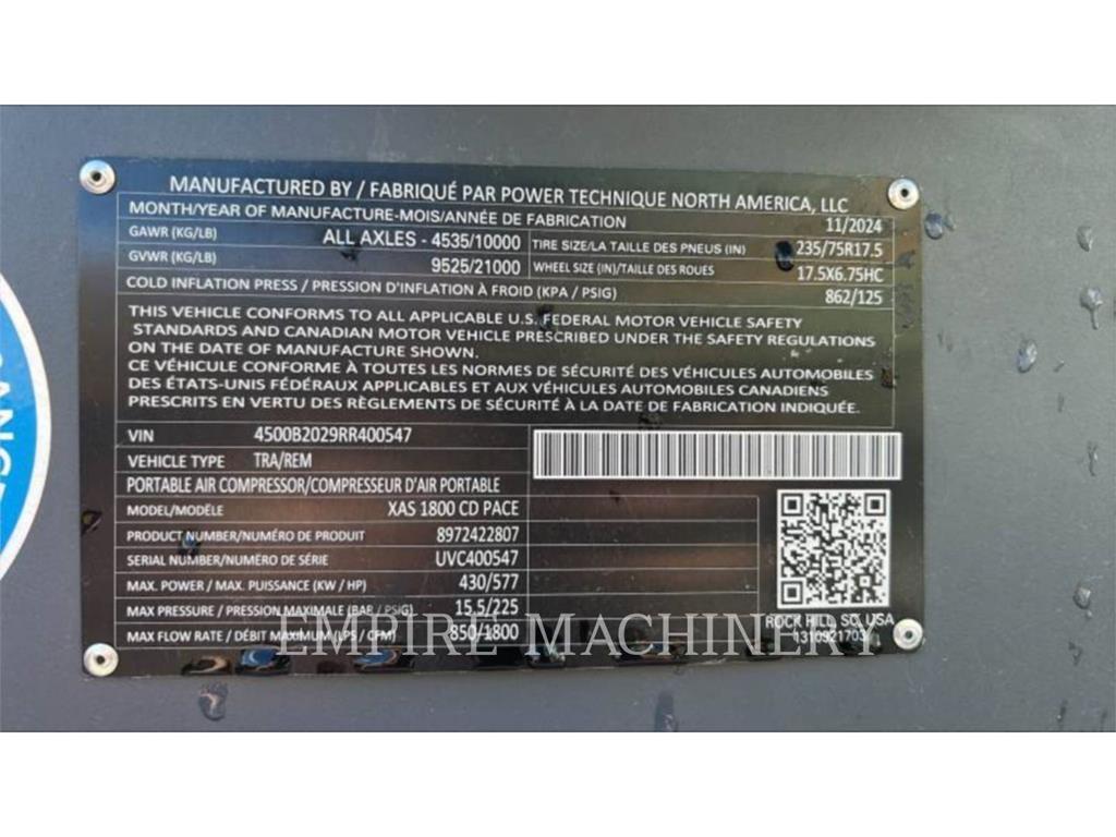 Atlas Copco XAS1800CD Компресори