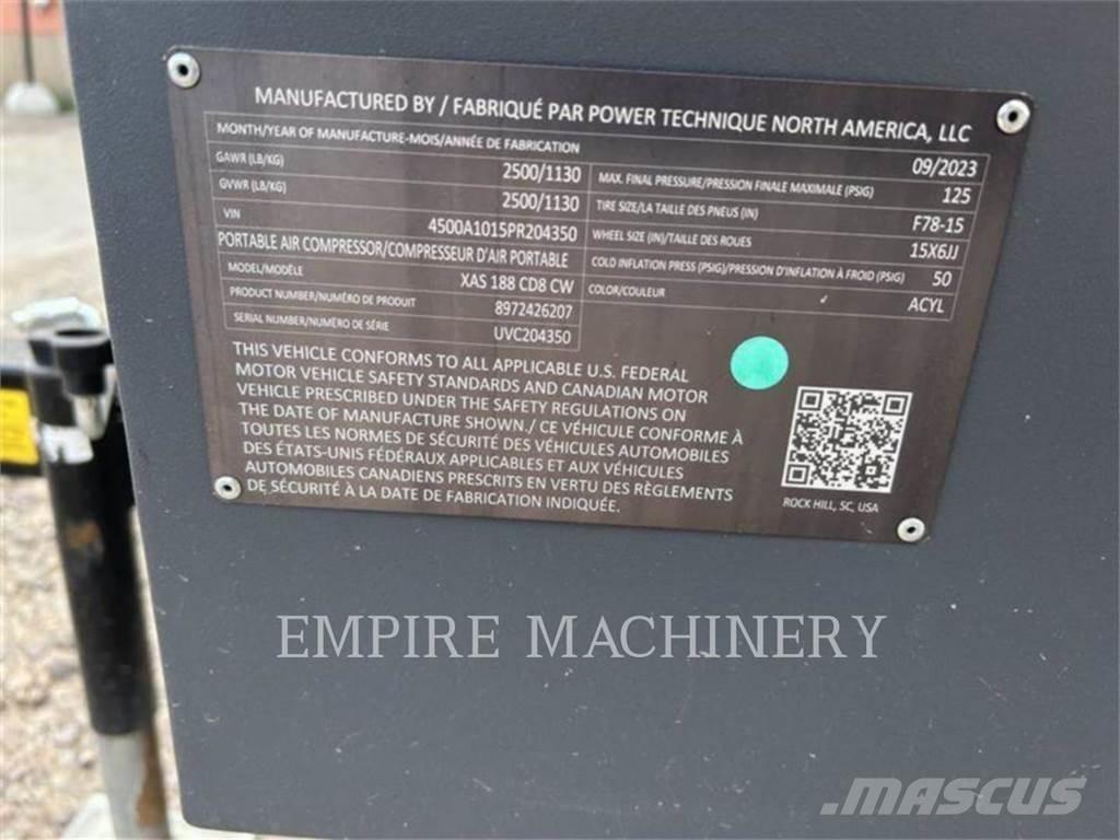 Atlas Copco XAS188CD Компресори