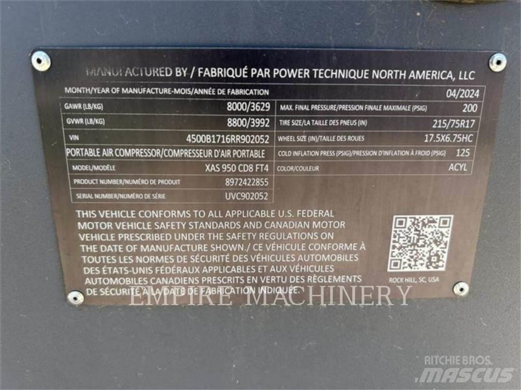 Atlas Copco XAS950CD Компресори