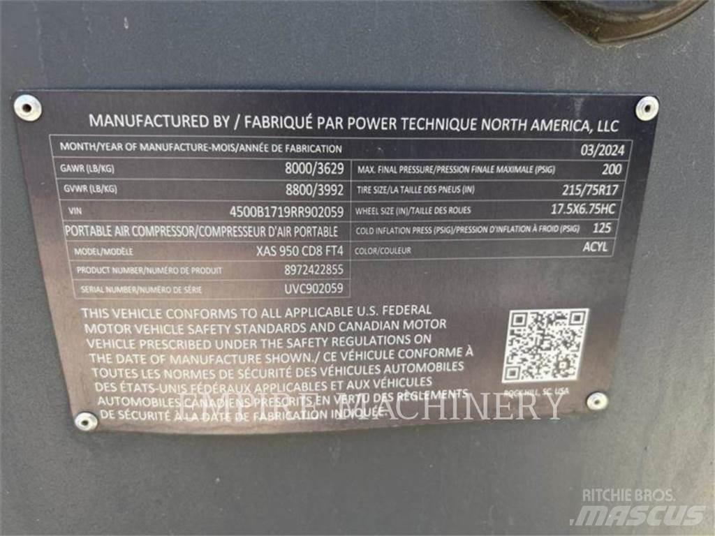 Atlas Copco XAS950CD Компресори
