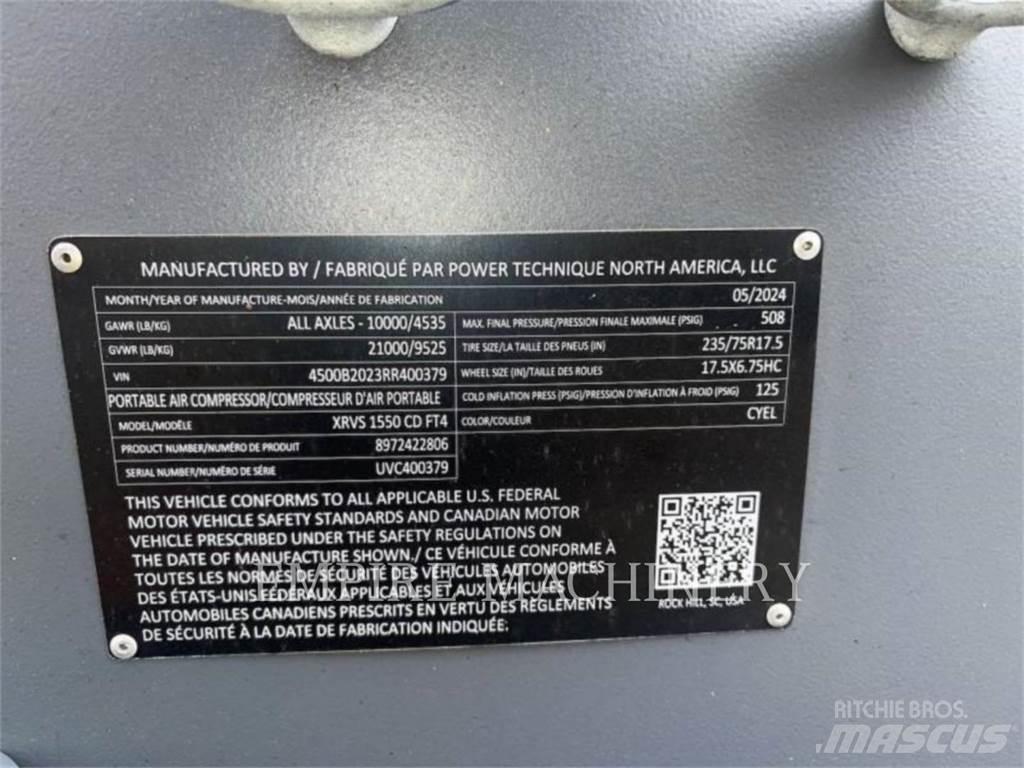 Atlas Copco XRVS1550CD Компресори
