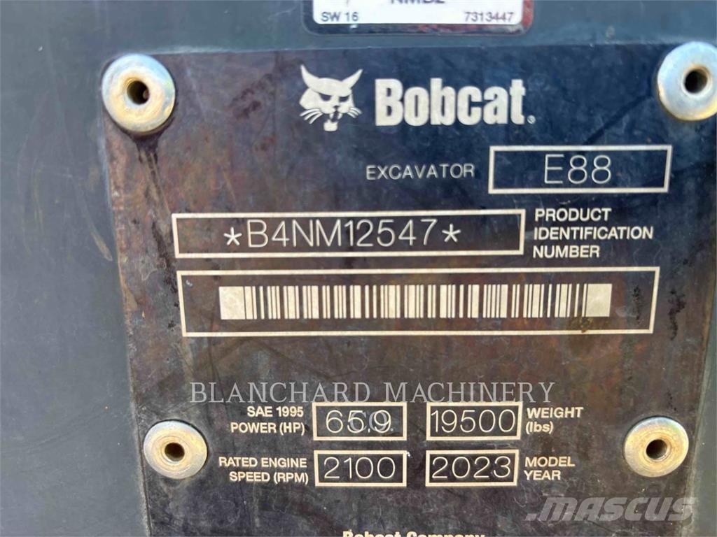 Bobcat E88 Гусеничні екскаватори
