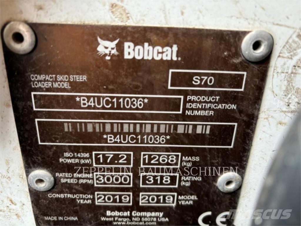 Bobcat S70 Міні-навантажувачі