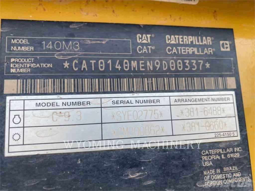 CAT 140M 3 Грейдери