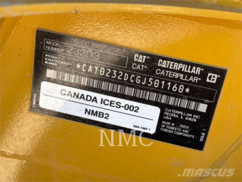 CAT 232D3 Міні-навантажувачі