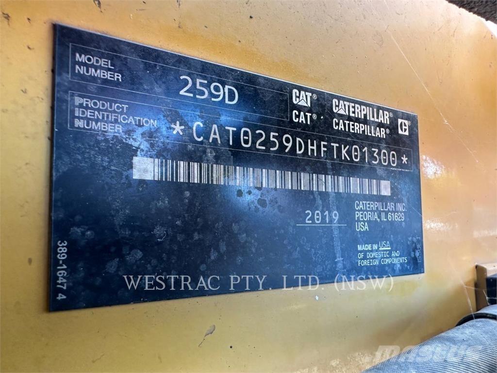 CAT 259D Гусеничні вантажники