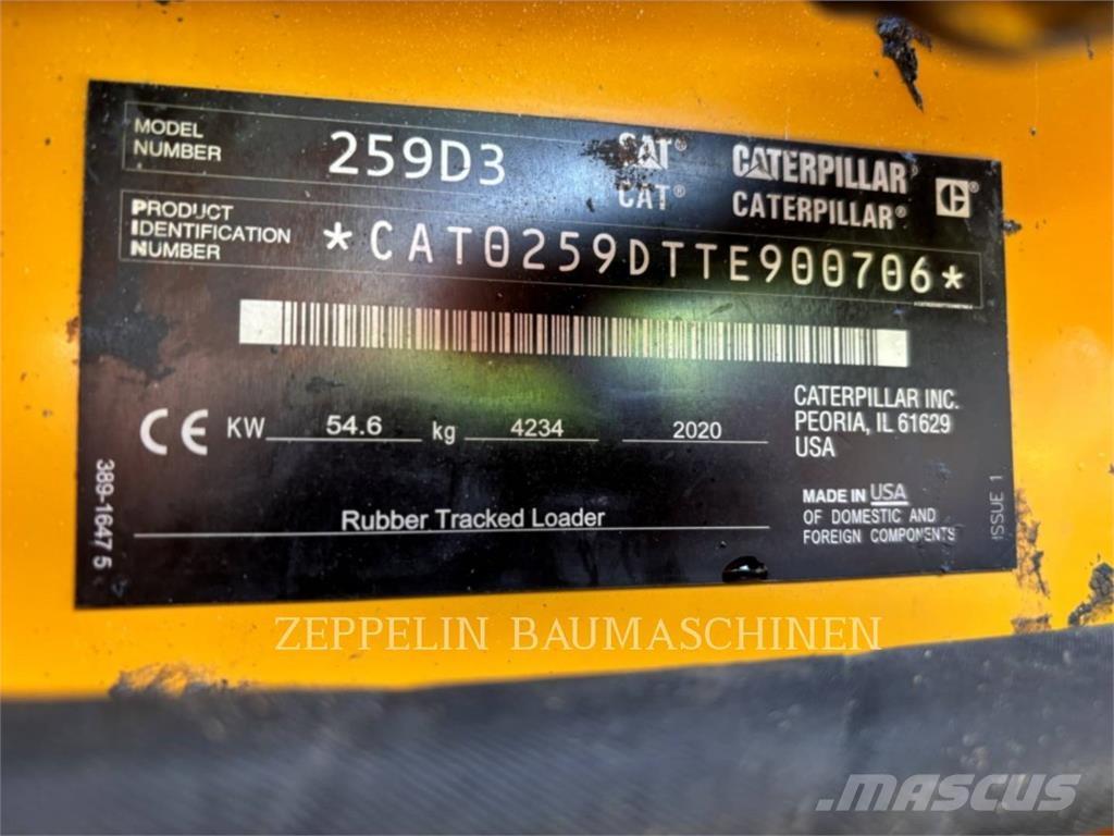 CAT 259D Міні-навантажувачі