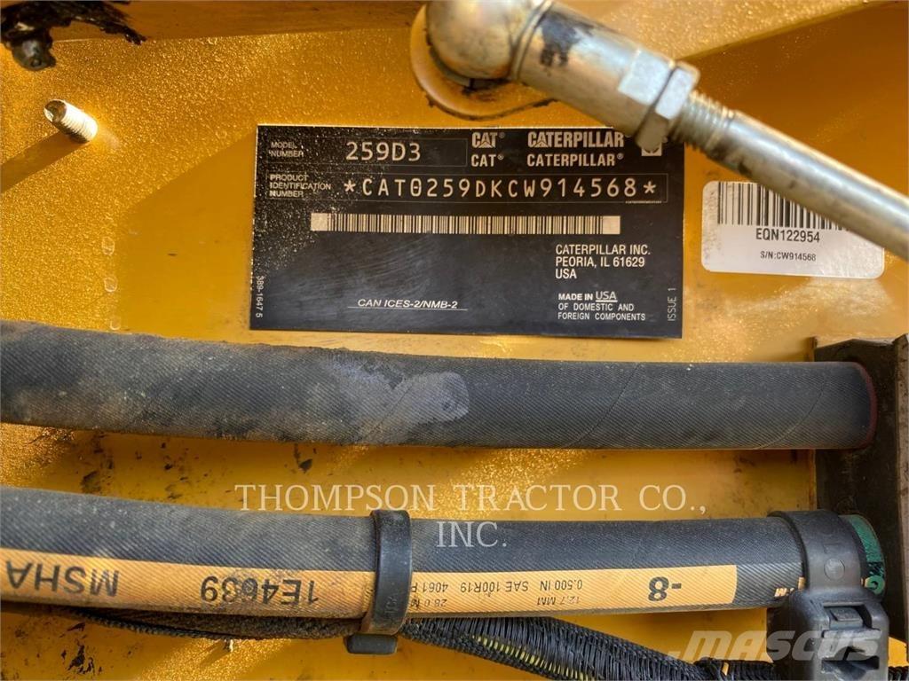 CAT 259D3 Гусеничні вантажники