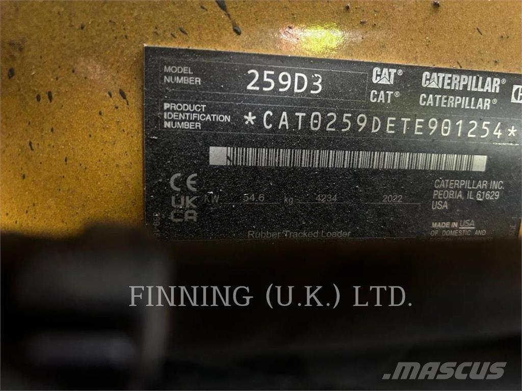 CAT 259D3 Міні-навантажувачі