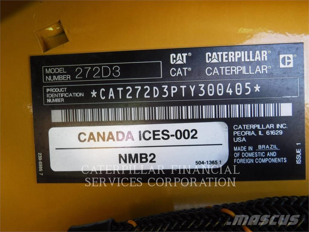 CAT 272D3HF Міні-навантажувачі