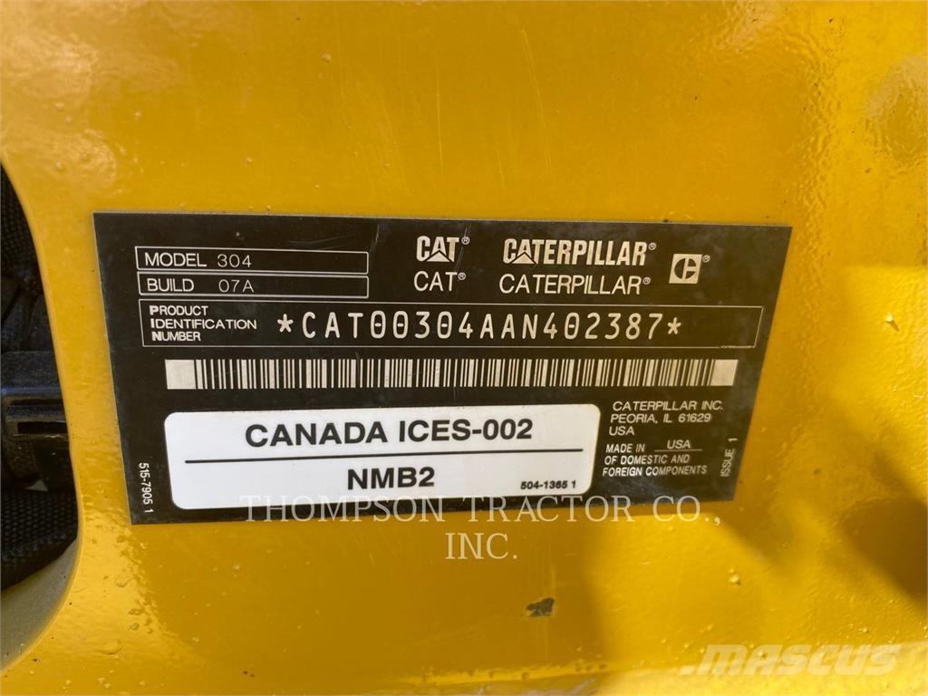 CAT 304 Гусеничні екскаватори