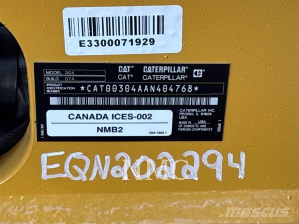 CAT 304-07 Гусеничні екскаватори