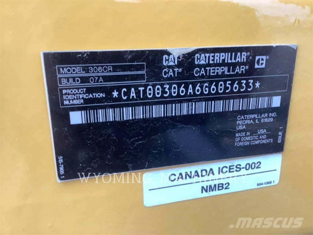 CAT 306 Гусеничні екскаватори