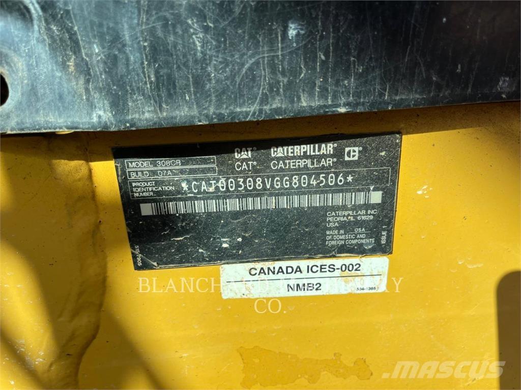 CAT 308CR Гусеничні екскаватори