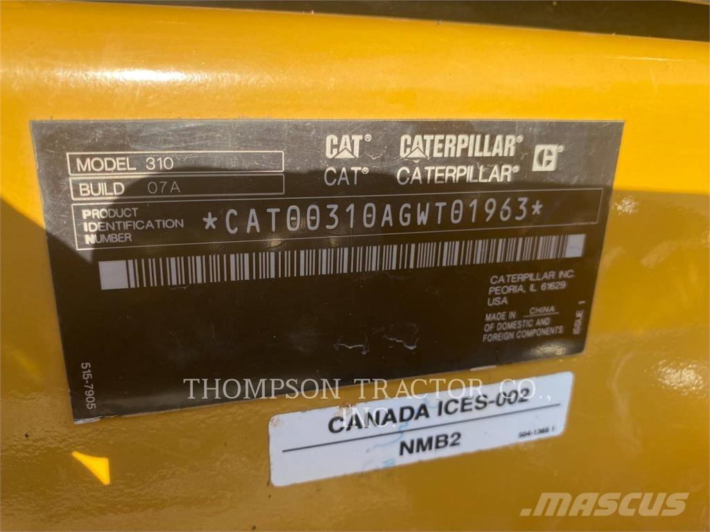 CAT 310 Гусеничні екскаватори