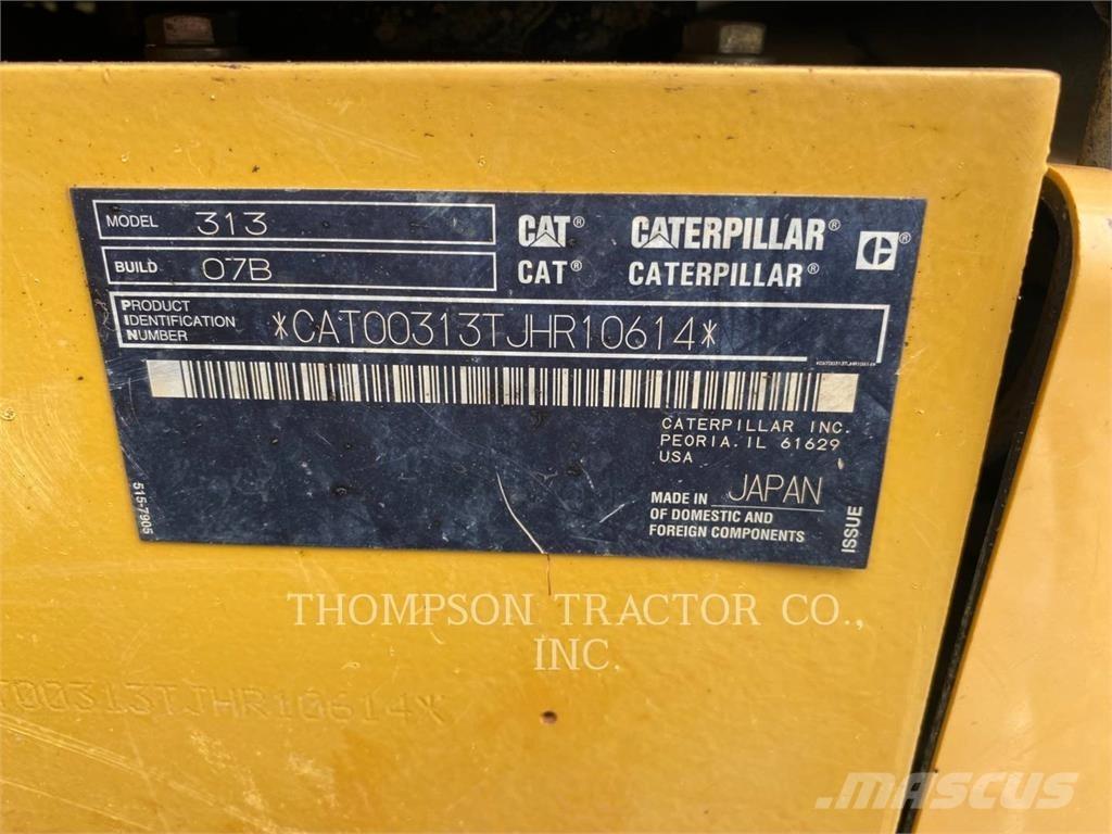 CAT 313 Гусеничні екскаватори