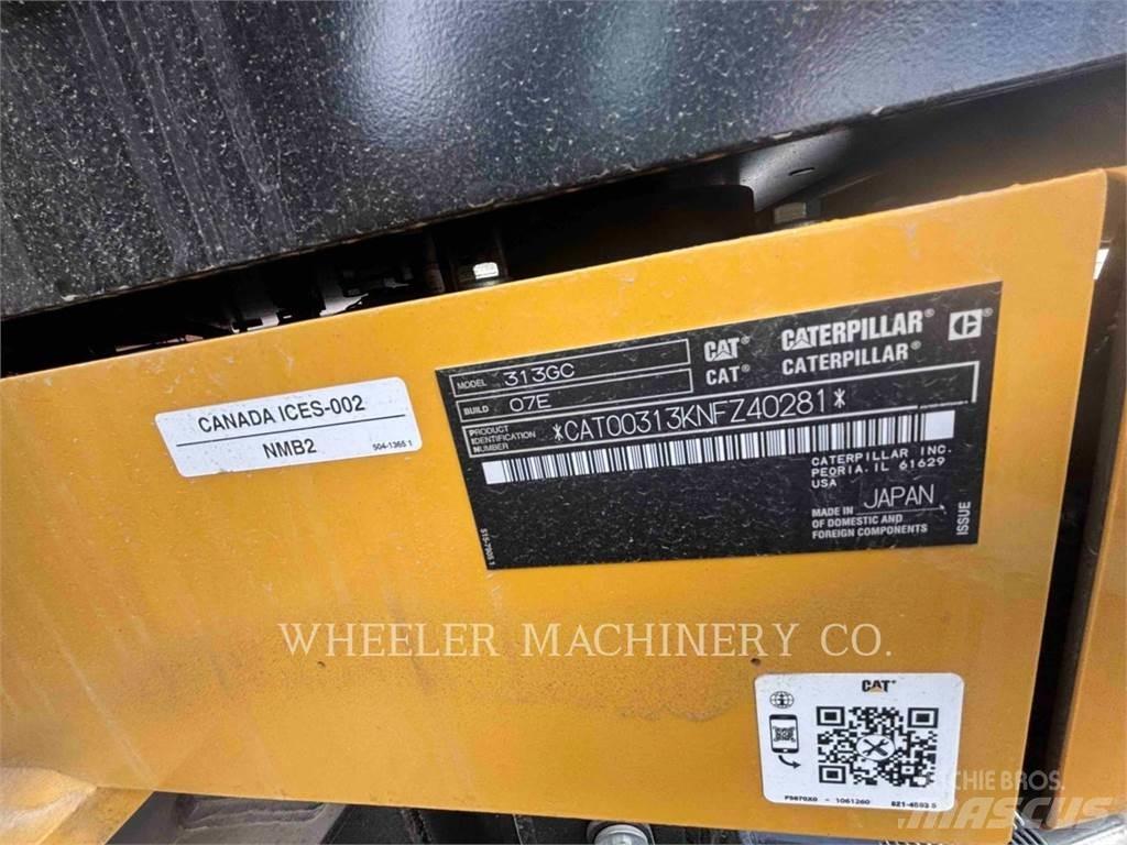 CAT 313 GC CF Гусеничні екскаватори