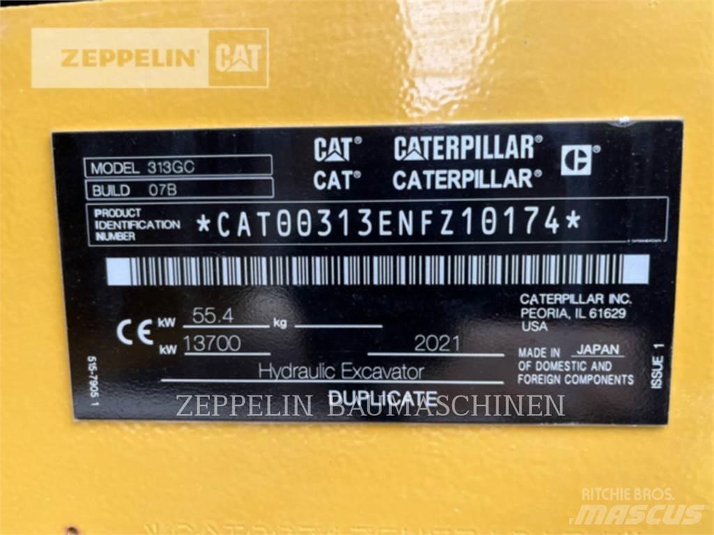 CAT 313GC Гусеничні екскаватори