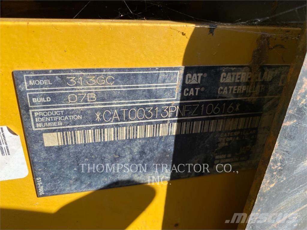 CAT 313GC Гусеничні екскаватори