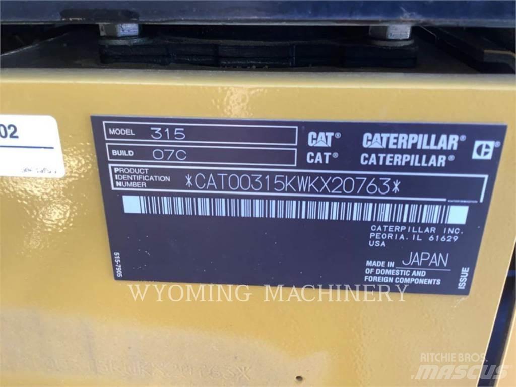 CAT 315 Гусеничні екскаватори