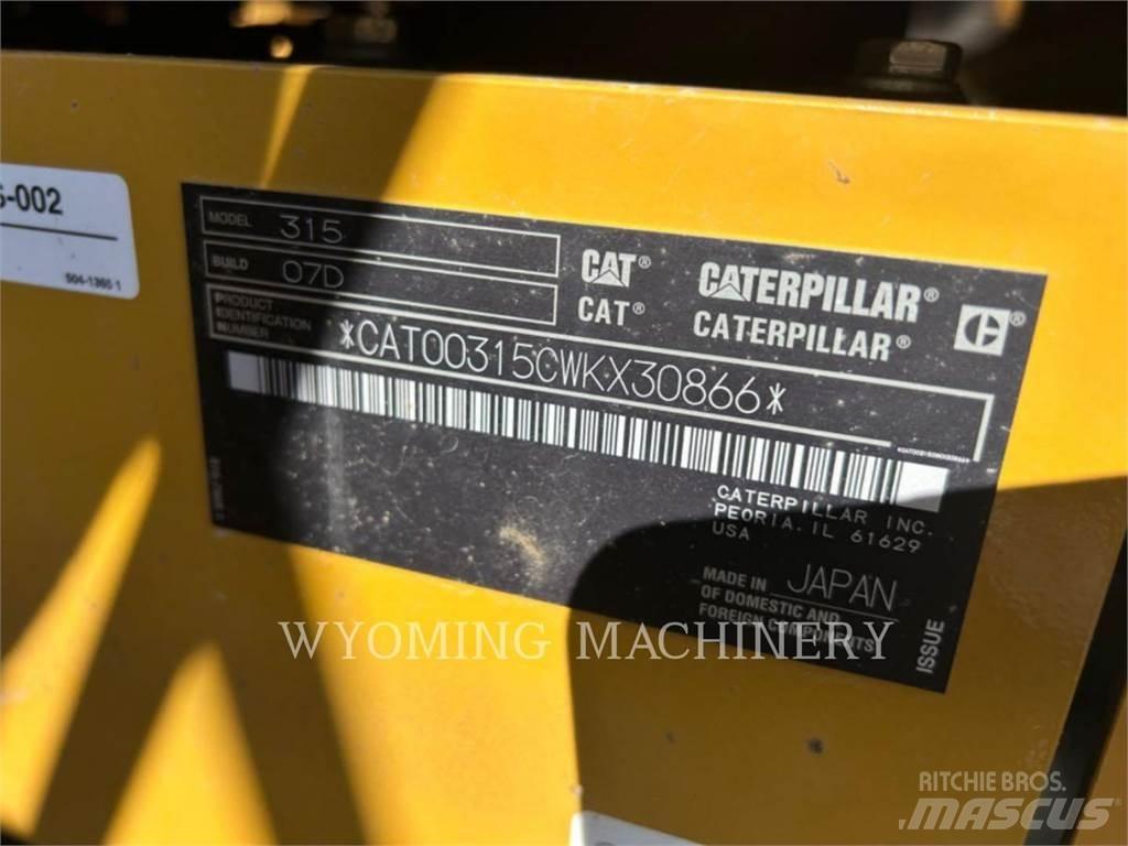 CAT 315 Гусеничні екскаватори