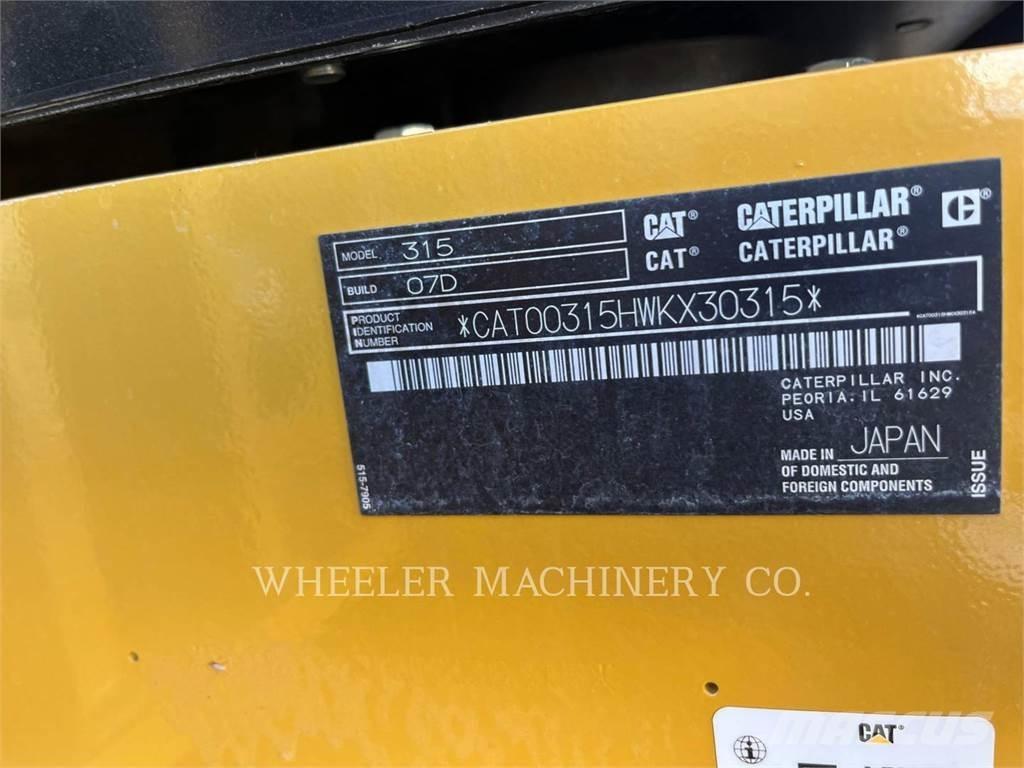 CAT 315 CF Гусеничні екскаватори