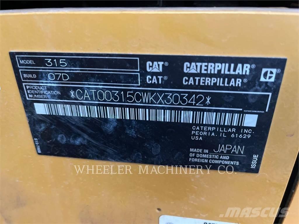 CAT 315 CF Гусеничні екскаватори