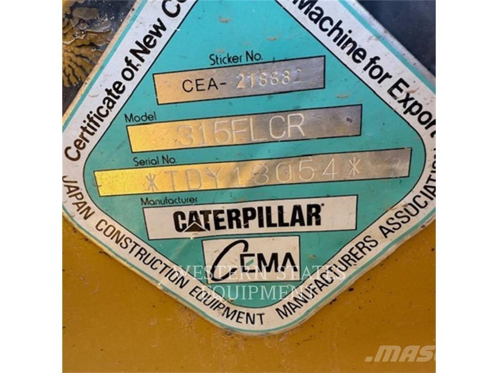 CAT 315F Гусеничні екскаватори