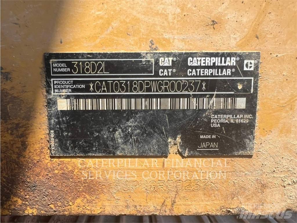 CAT 318D2L Гусеничні екскаватори