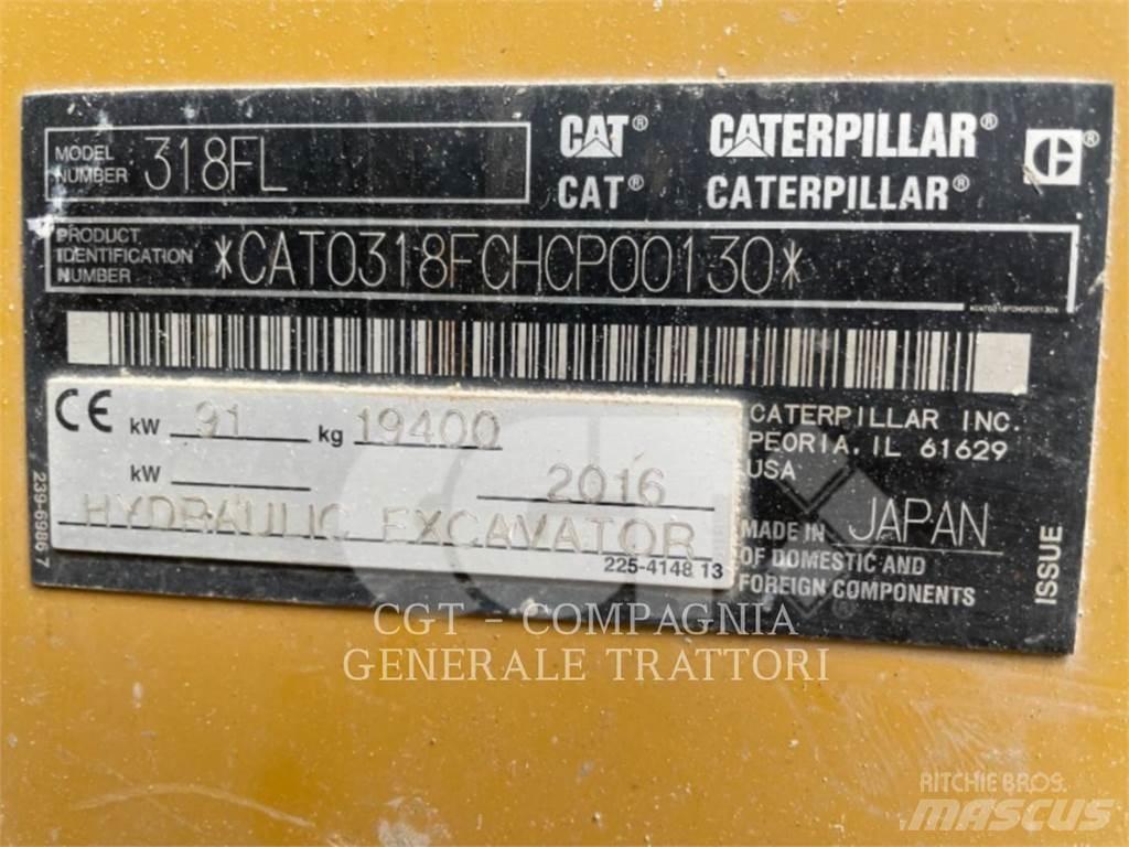 CAT 318F Гусеничні екскаватори