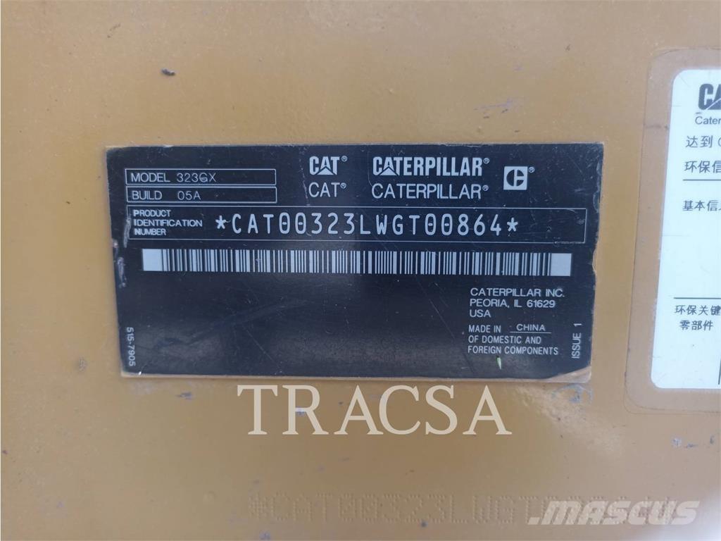 CAT 323GX Гусеничні екскаватори