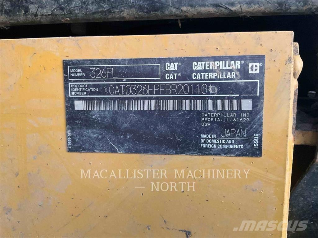 CAT 326FL PTQ Гусеничні екскаватори