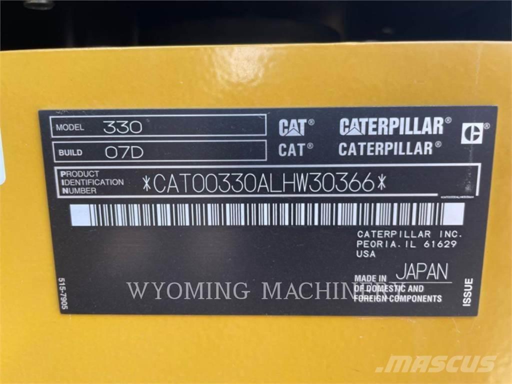CAT 330 Гусеничні екскаватори