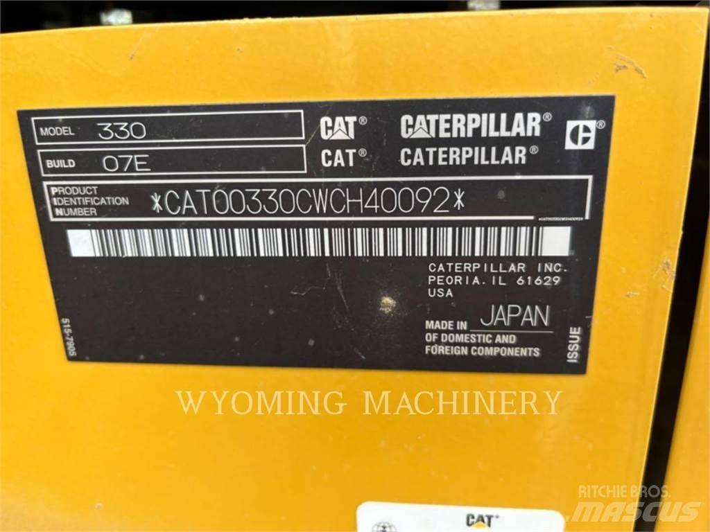 CAT 330 Гусеничні екскаватори