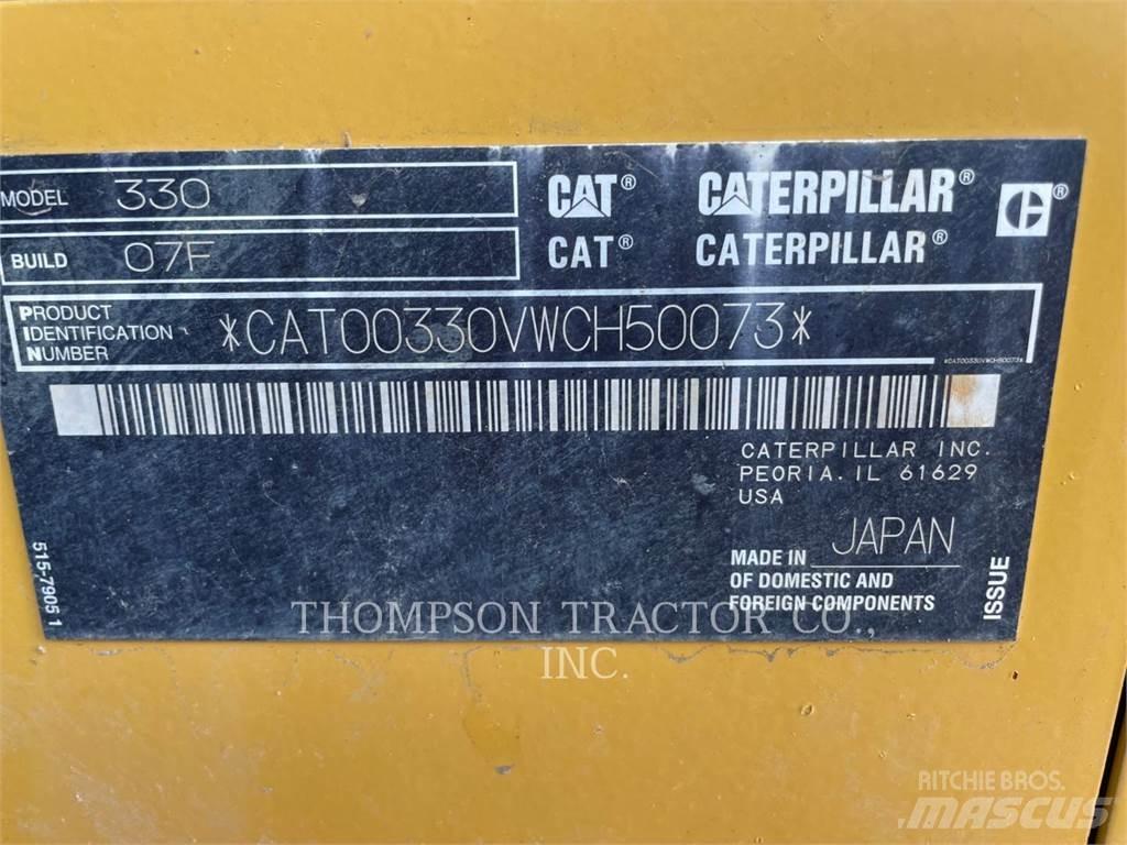 CAT 330 Гусеничні екскаватори