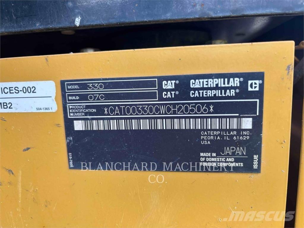 CAT 330 Гусеничні екскаватори