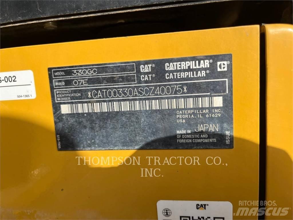 CAT 330GC Гусеничні екскаватори