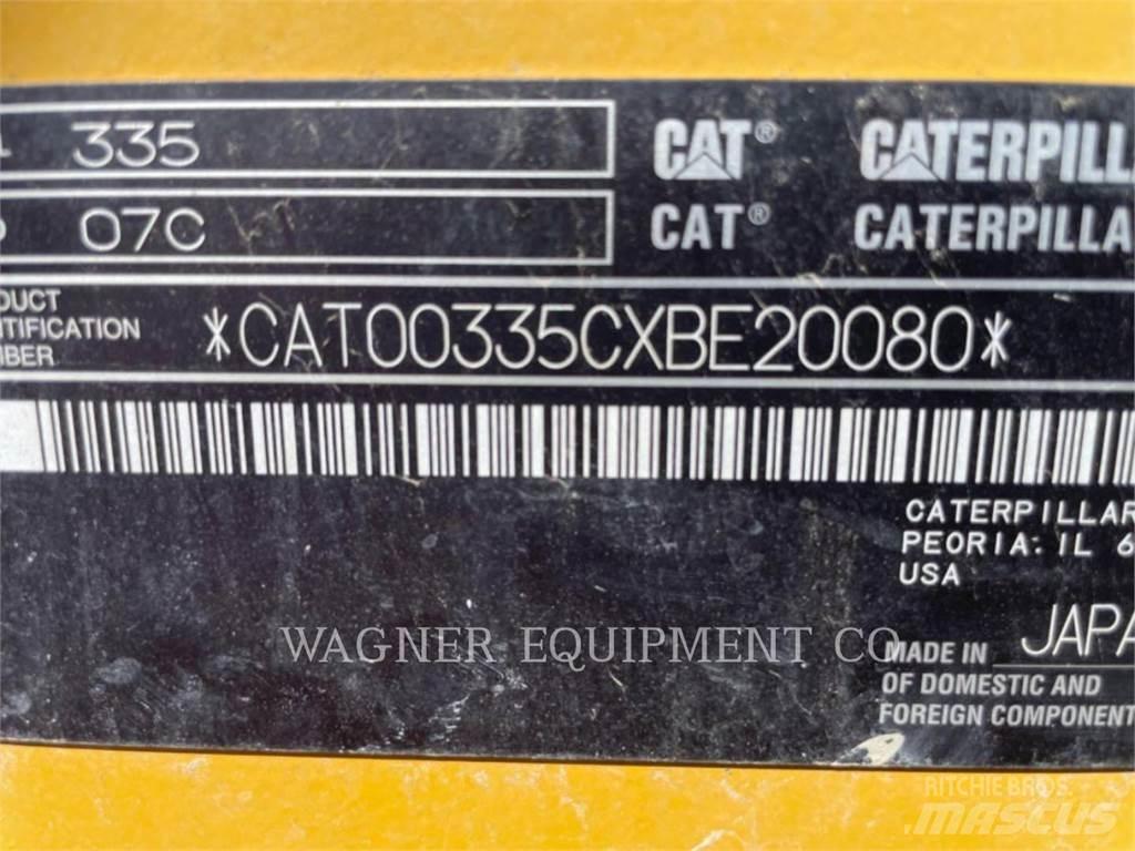 CAT 335 Гусеничні екскаватори