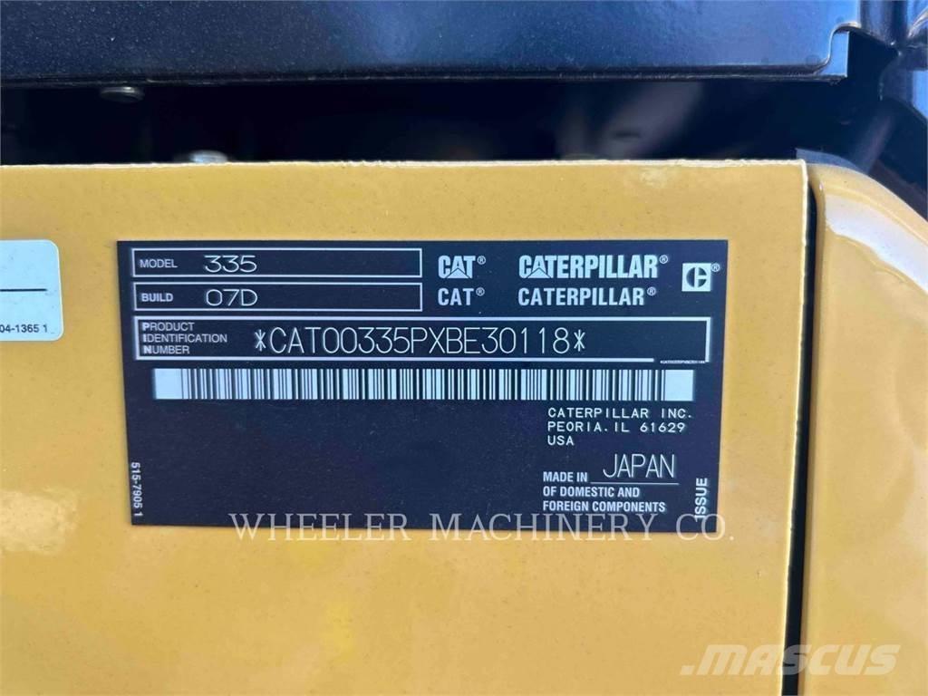 CAT 335 CF Гусеничні екскаватори