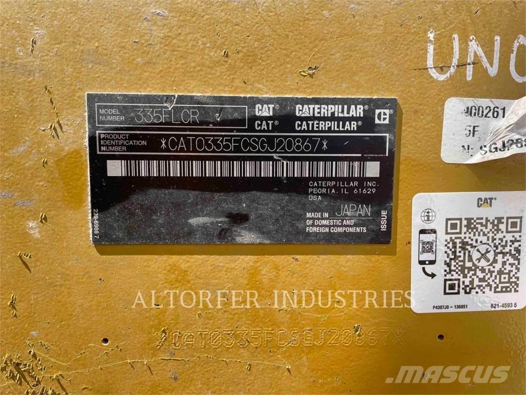 CAT 335F LCR Гусеничні екскаватори