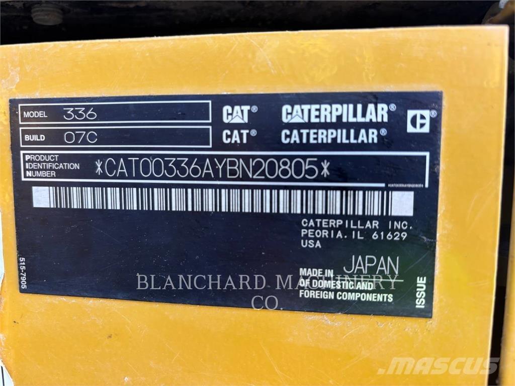 CAT 336 Гусеничні екскаватори