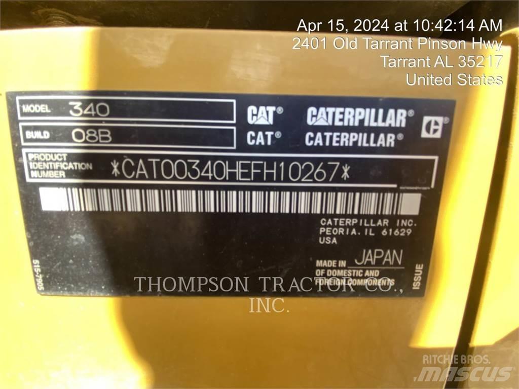 CAT 340 Гусеничні екскаватори