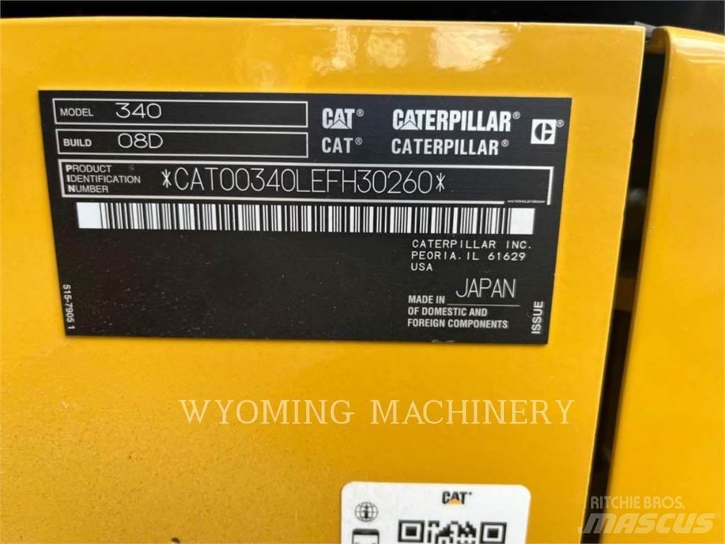 CAT 340 Гусеничні екскаватори