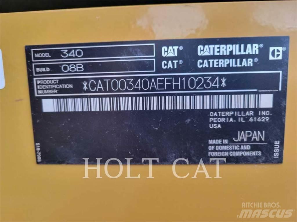 CAT 340 12 TC Гусеничні екскаватори