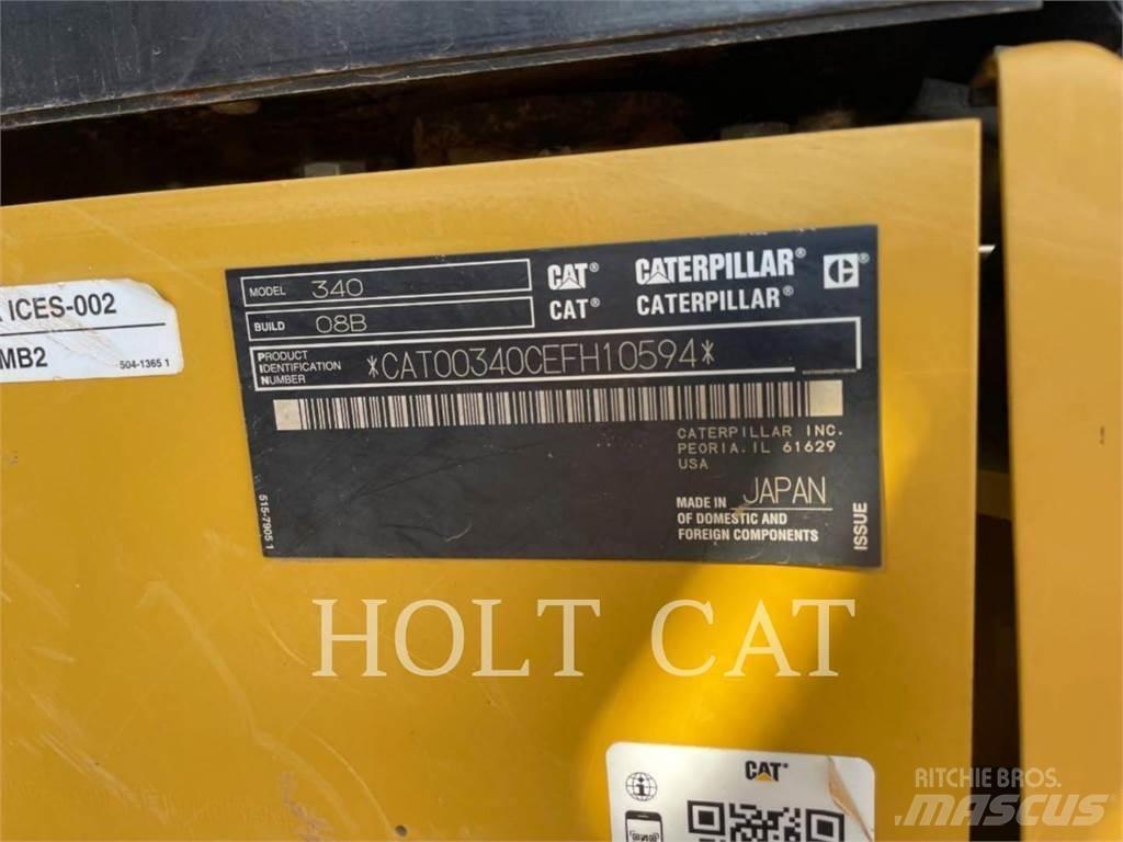 CAT 340 12 TC Гусеничні екскаватори