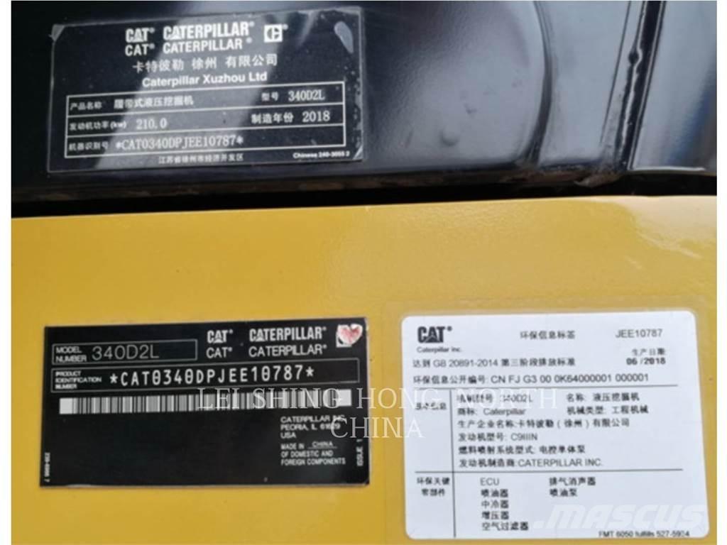 CAT 340D2L Гусеничні екскаватори