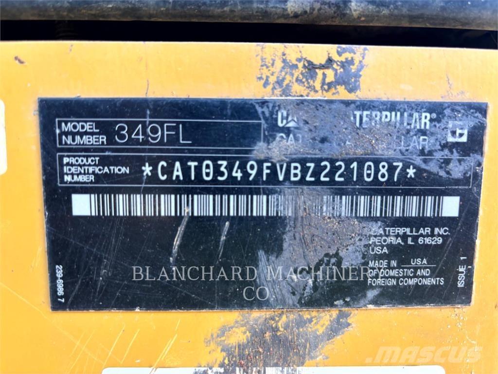 CAT 349F Гусеничні екскаватори