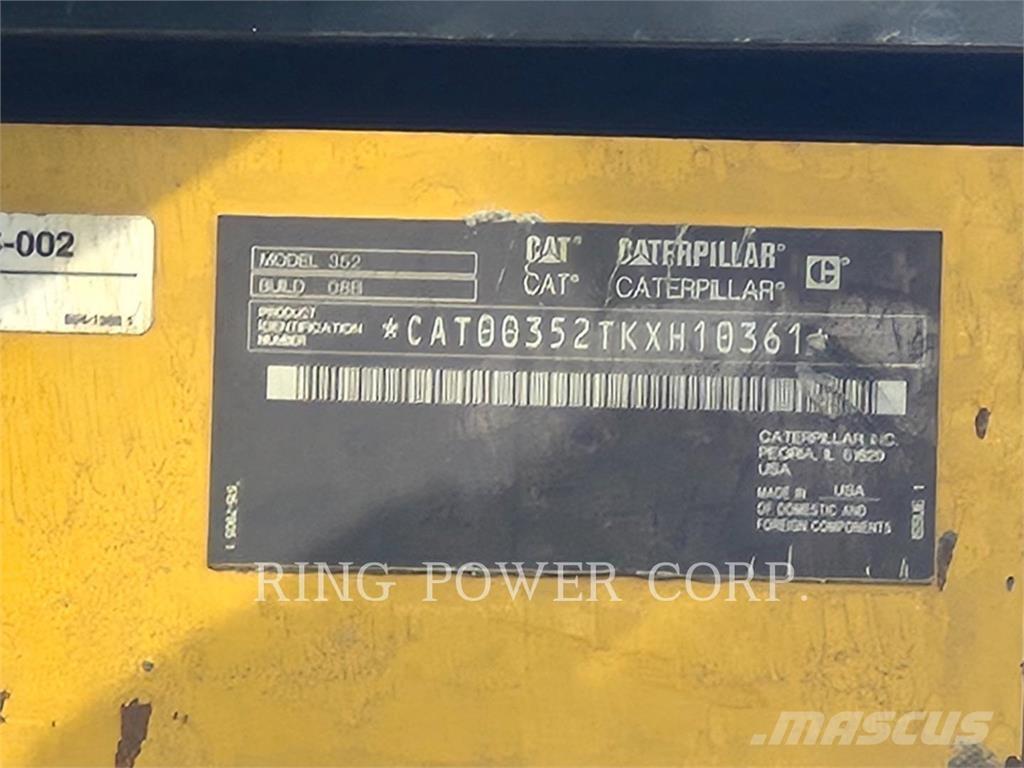 CAT 352-08 Гусеничні екскаватори