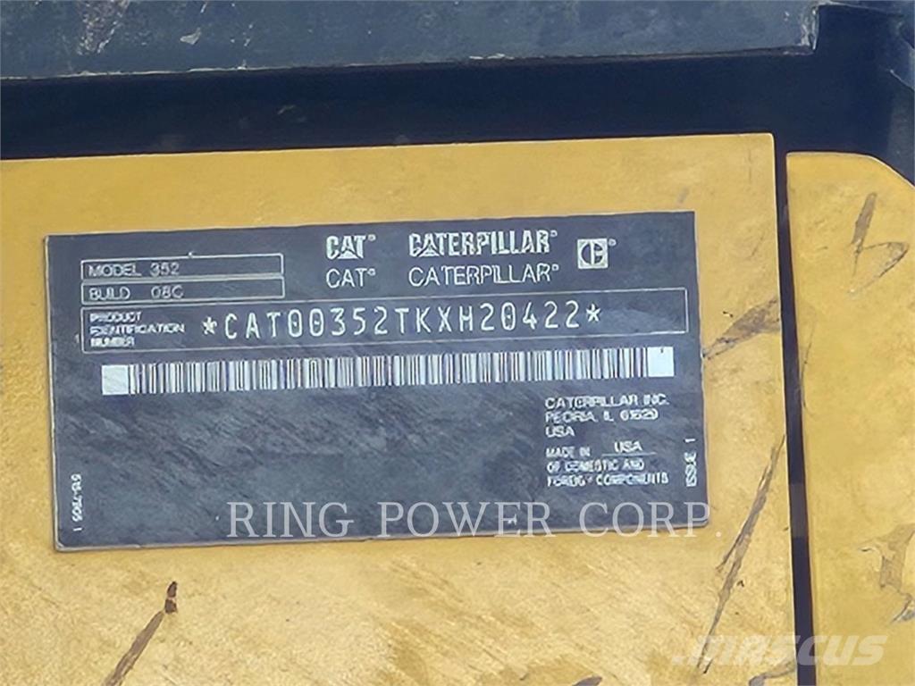 CAT 352-08 Гусеничні екскаватори